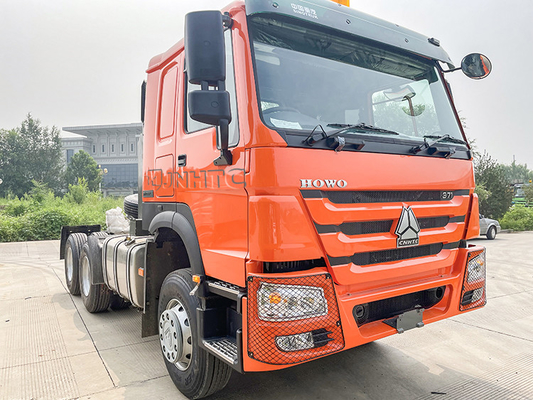 10 Roda Howo 371 Trailer Penggerak Utama Kepala Traktor 6x4