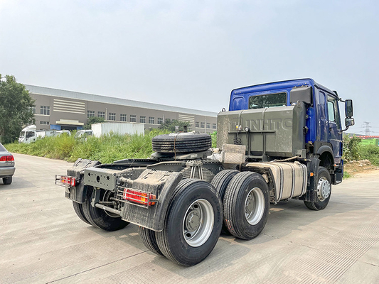 6X4 Truk Howo Traktor Kepala Truk Trailer Kepala Truk 371hp Penggerak Utama