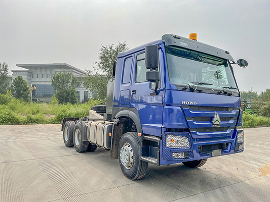 6X4 Truk Howo Traktor Kepala Truk Trailer Kepala Truk 371hp Penggerak Utama