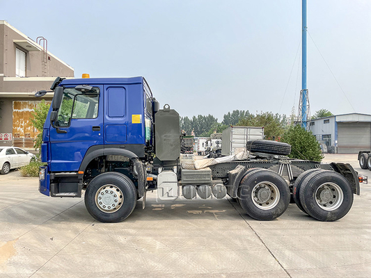 Sinotruk 6X4 371hp Truk Penggerak Utama Truk Kepala Traktor Howo
