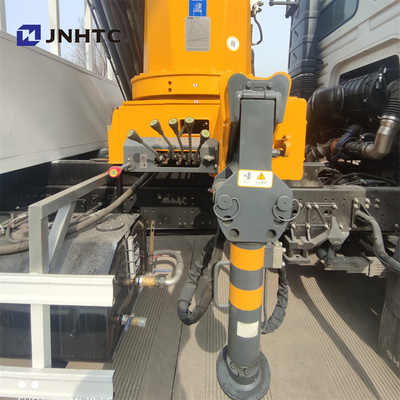 Shacman 8x4 F3000 12 Ton Truck Mounted Crane 4 lengan lurus 12 roda