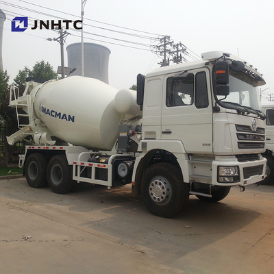 Shacman 6x4 10 roda Truk Pengaduk Beton Truk Agitasi