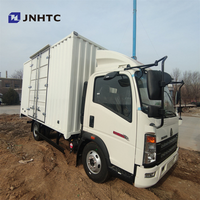 SINOTRUK HOWO LHD Truk Kotak Van Truk Kargo 6 Ton 116hp