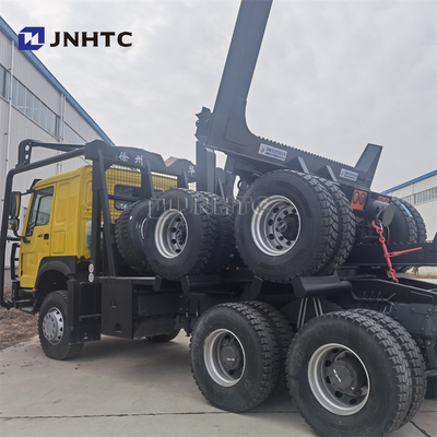 Kayu Log Membawa 6x4 Prime Mover Truck Jenis Bahan Bakar Diesel