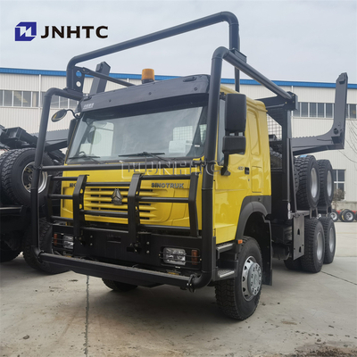 Kayu Log Membawa 6x4 Prime Mover Truck Jenis Bahan Bakar Diesel