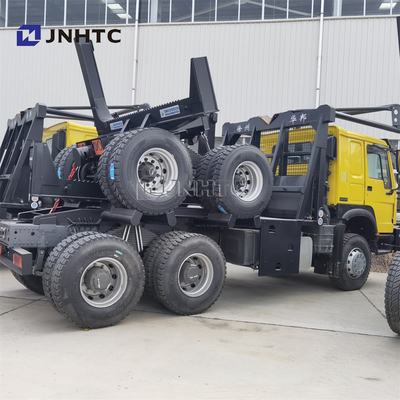 Trailer Pengangkutan Kayu 6x4 KAYU Merek Sinotruk Howo
