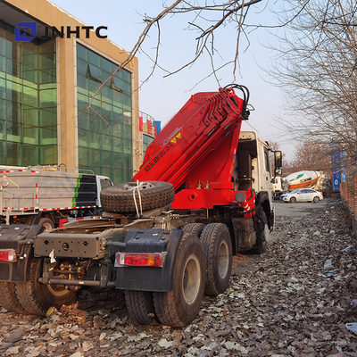 371hp 8 Ton Telescopic Crane Truck Sinotruk HOWO 6x4 40t 10 Roda