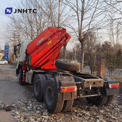 371hp 8 Ton Telescopic Crane Truck Sinotruk HOWO 6x4 40t 10 Roda