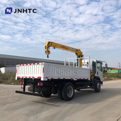 Flat Plate Cargo Truck Mounted Crane Sinotruk HOWO 4x4 Penggerak Semua Roda
