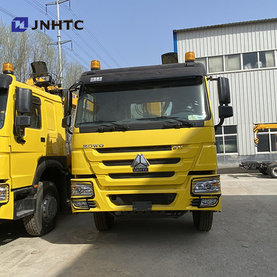 Sinotruk Crane Boom Truck 6x4 10 Roda 12 Ton Lengan Lurus