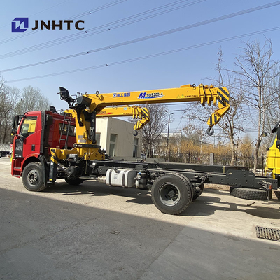 FAW 4X2 Drive Wheel Crane Boom Truck Dengan 6 - 10 Ton