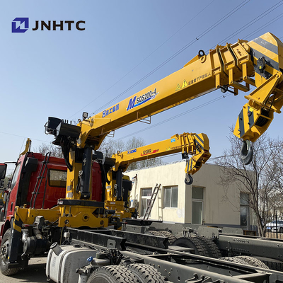 FAW 4X2 Drive Wheel Crane Boom Truck Dengan 6 - 10 Ton