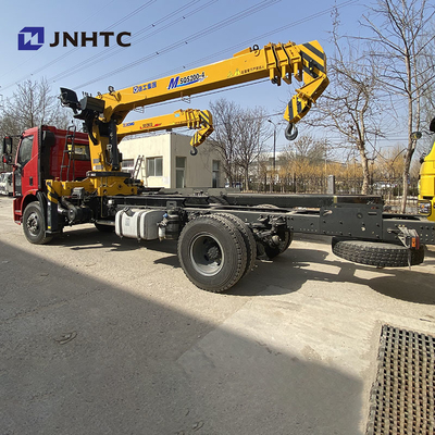 FAW 4X2 Drive Wheel Crane Boom Truck Dengan 6 - 10 Ton