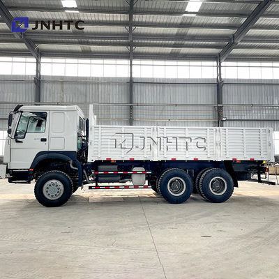 HOWO 371HP 6X6 4x4 Drive Truk Kargo Plat Kolom Dropside Gate