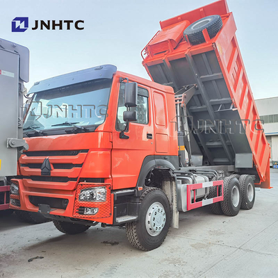 6x4 Sinotruk Howo 10 Wheeler Dump Truck Emisi Euro II 371hp