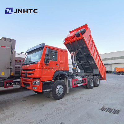 6x4 Sinotruk Howo 10 Wheeler Dump Truck Emisi Euro II 371hp