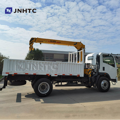 Sinotruk Howo Homan 6 Roda 4x2 Truk Kargo Dropside Dengan Derek 3.2t