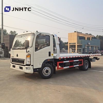 Howo Flatbed Light Duty Wrecker Tow Truck 4X2 3-5 Ton Dengan Harga Murah Untuk Dijual