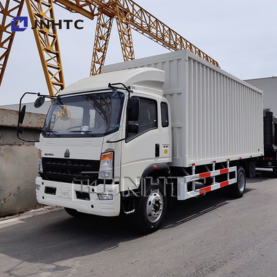 New Sinotruk Howo 4*2 6 Roda 8ton Transportasi Kargo Ringan Van Truk