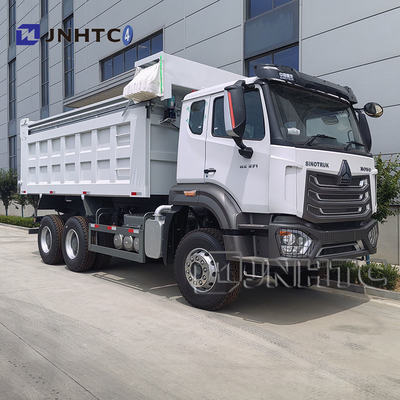 Howo NX 371HP Tipper 6x4 10 Roda 20 Meter Kubik Canter Drive Kanan Dump Truck Dengan Tarpaulin Listrik