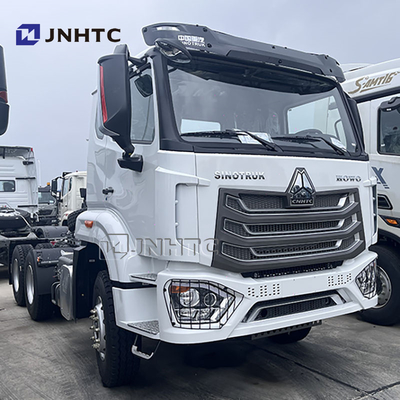 China Sinotruck Hohan Baru 371hp 420hp 10 Roda 4X2 6X4 Kepala Truk Traktor Diesel Bahan Bakar Standar Emisi Euro 2 Kiri untuk Dijual