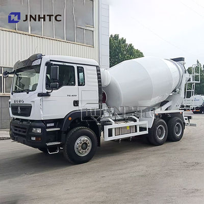 Sinotruk HOWO TX400 10 Roda 14 CBM Truk Mixer Beton Inti Mesin Pompa Motor Gearbox